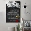 Family Wife To Husband Ich Liebe Alles Ge poster canvas