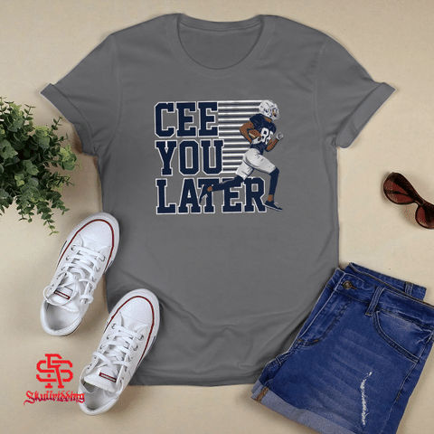 CeeDee Lamb: Cee You Later T-Shirt + Hoodie | Dallas Cowboys | NFLPA Licensed