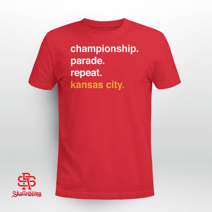Championship Parade Repeat KC T-Shirt