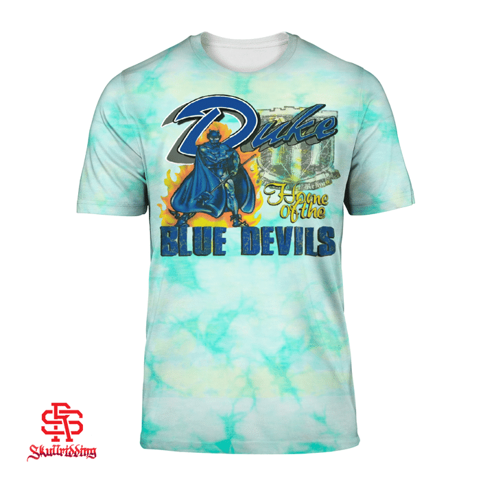 Vintage Duke Blue Devils Custom Tie Dye Graphic T-Shirt