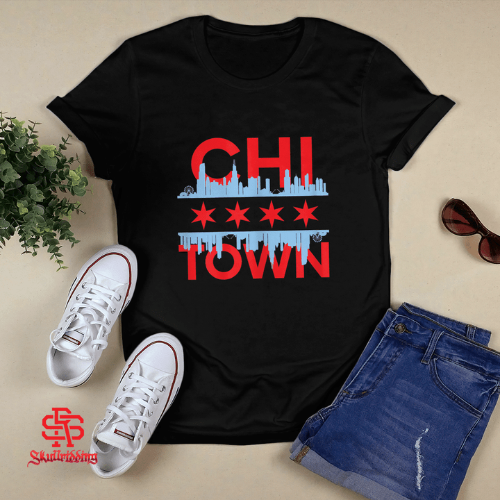 Chi Town Chicago Flag T-Shirt
