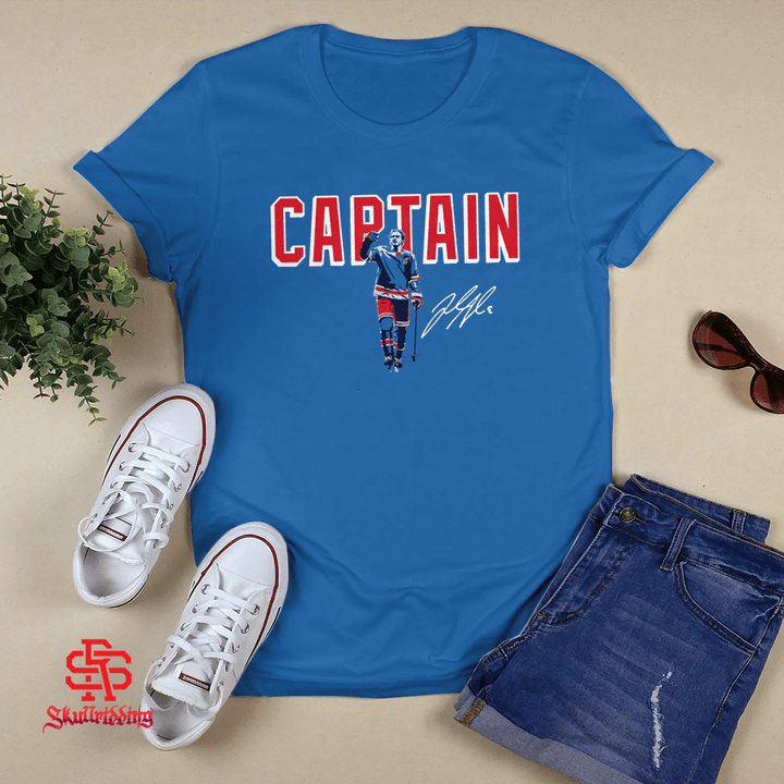 Jacob Trouba New York's 28th Captain T-Shirt - New York Rangers