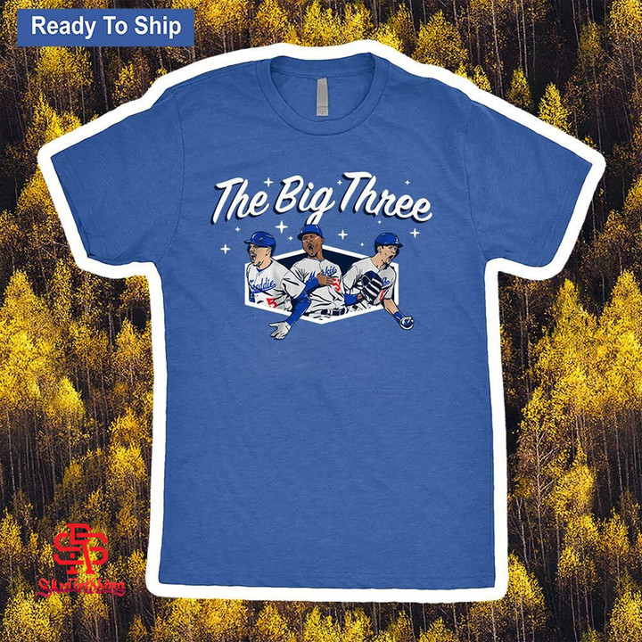 Los Angeles Dodgers The Big Three T-Shirt