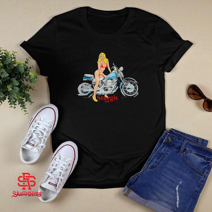 Vintage 1998 Sturgis Bikini Biker Motorcycle