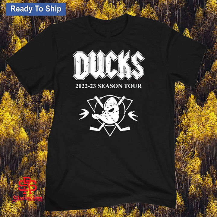 Anaheim Ducks 2022-2023 Season Tour Shirt