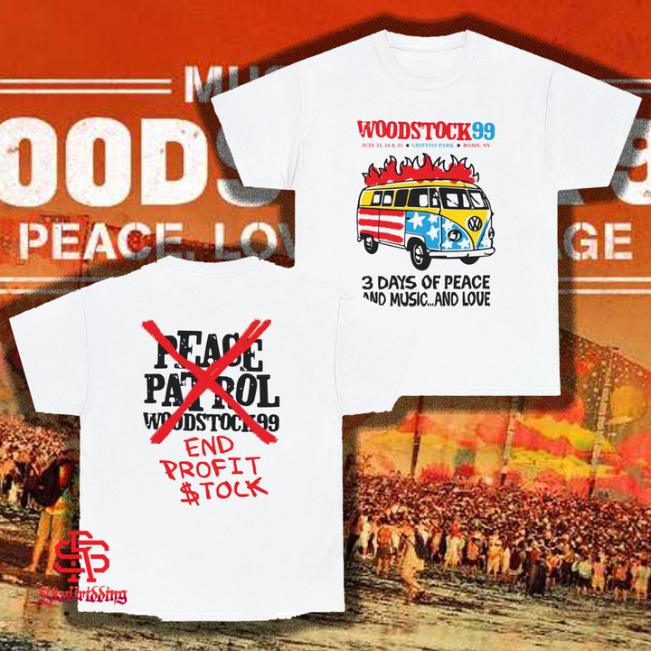Vintage Peace Patrol Woodstock 99 3 Days Of Peace and Music and Love