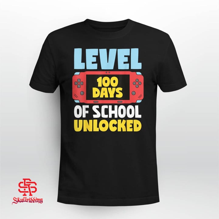 100th Day of School Kids Level 100 Days of School Unlocked