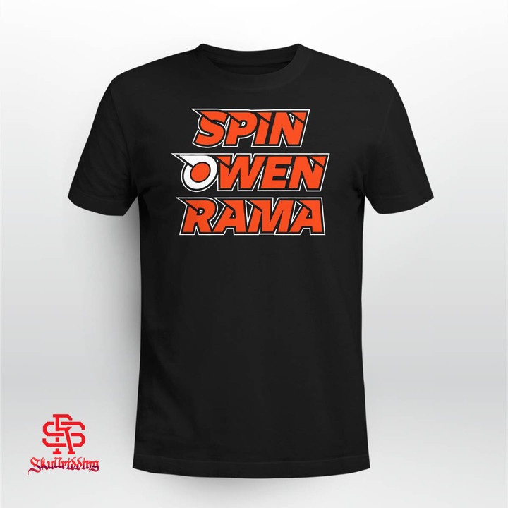 Owen Tippett Spin-Owen-Rama T-Shirt and Hoodie Philadelphia Flyers