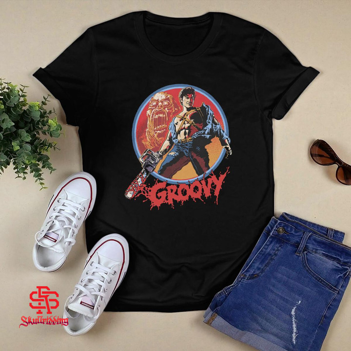 Halloween Groovy Army Of Darkness T-Shirt