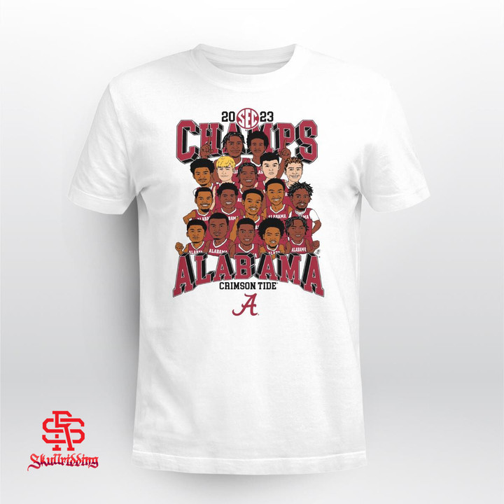 2023 SEC Regular Season Champs Shirt Alabama Men’s Basketball