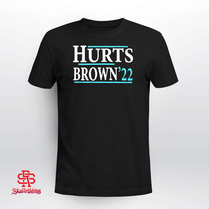 Jalen Hurts and A. J. Brown 2022 