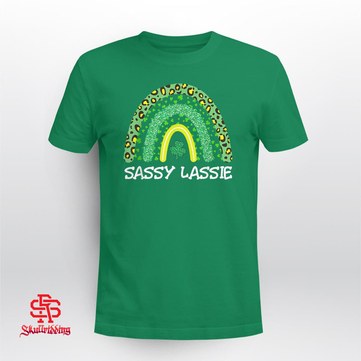 St Patricks Day Shirt Women Funny Sassy Lassie T-Shirt