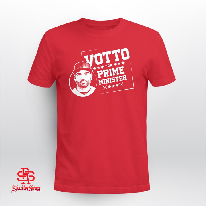 Votto For Prime Minister Shirt Joey Votto - Cincinnati Reds