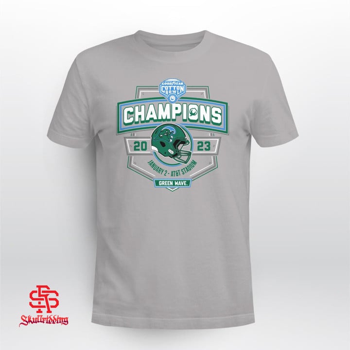 Tulane 2023 CB Champions T-Shirt