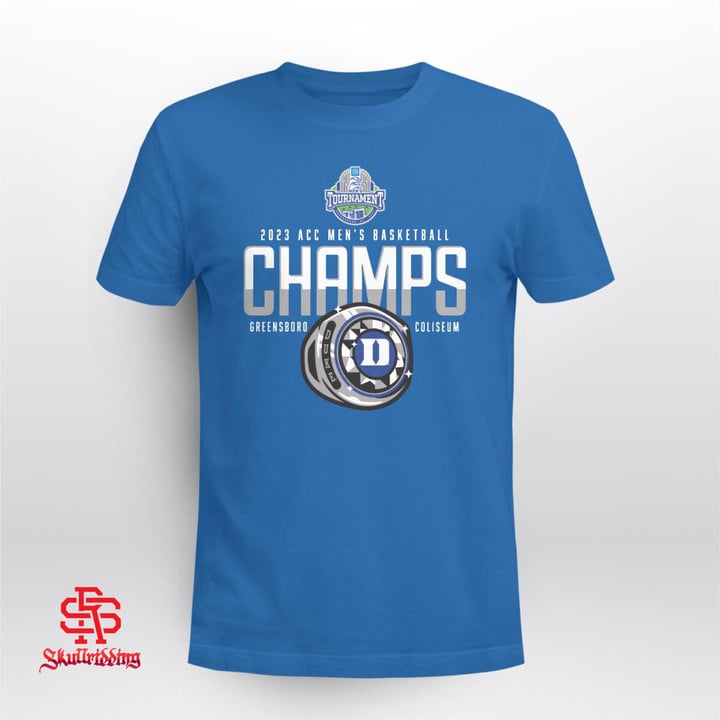  Duke Blue Devils Blue 84 2023 ACC Men's Basketball Conference Tournament Champions 