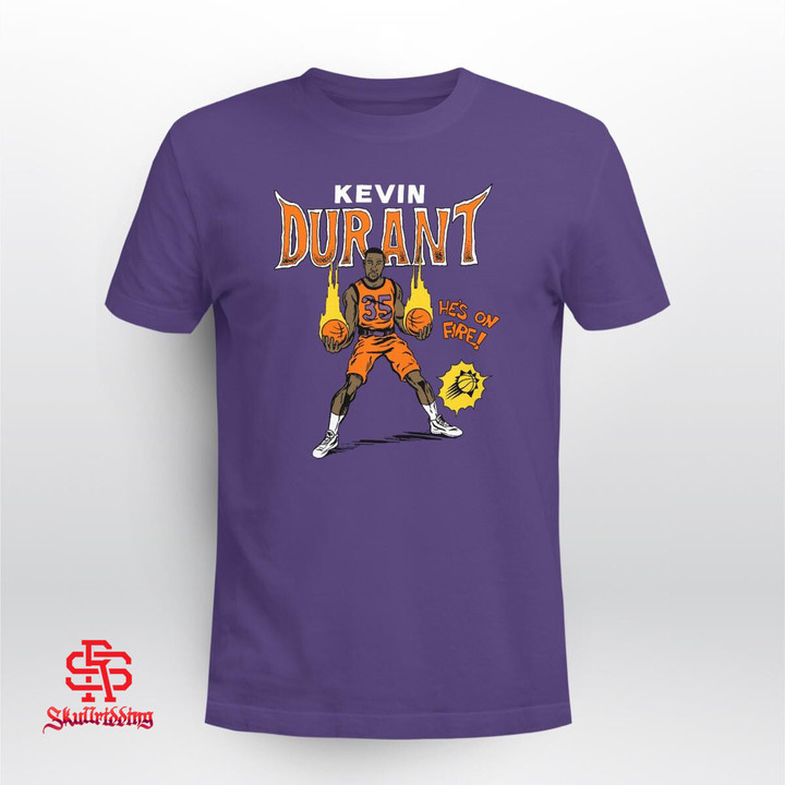 Kevin Durant Purple Phoenix Suns He's On Fire