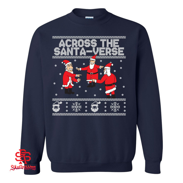 Across The Santa-Verse Ugly Sweater