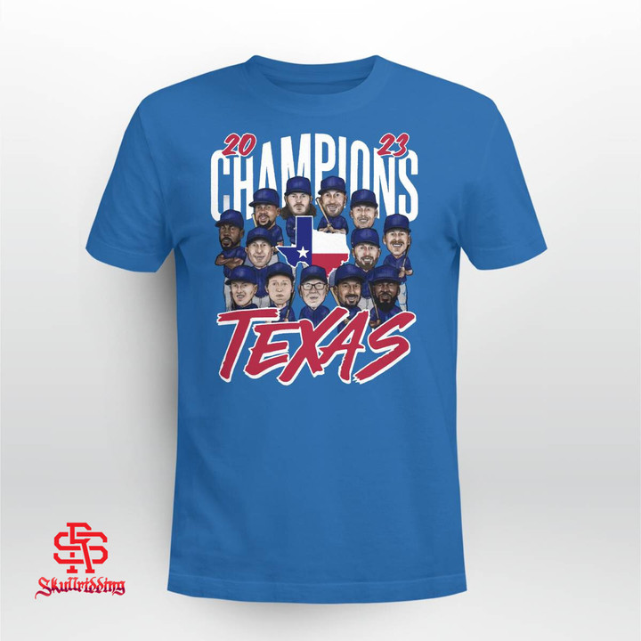 Texas Baseball Champions 2023 Roster Shirt 2023 World Series Champions - Texas Rangers