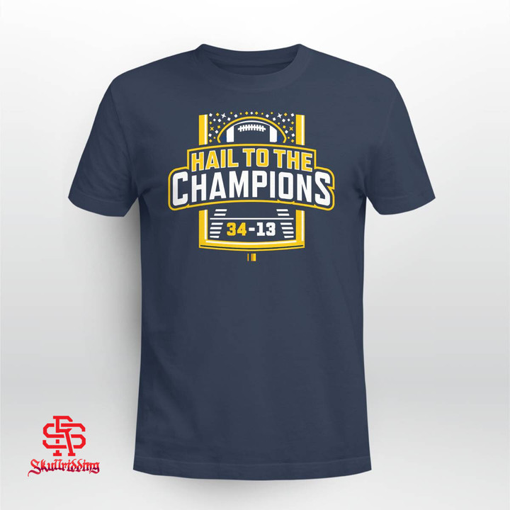 Michigan Wolverines Football Hail To The Champions 2023