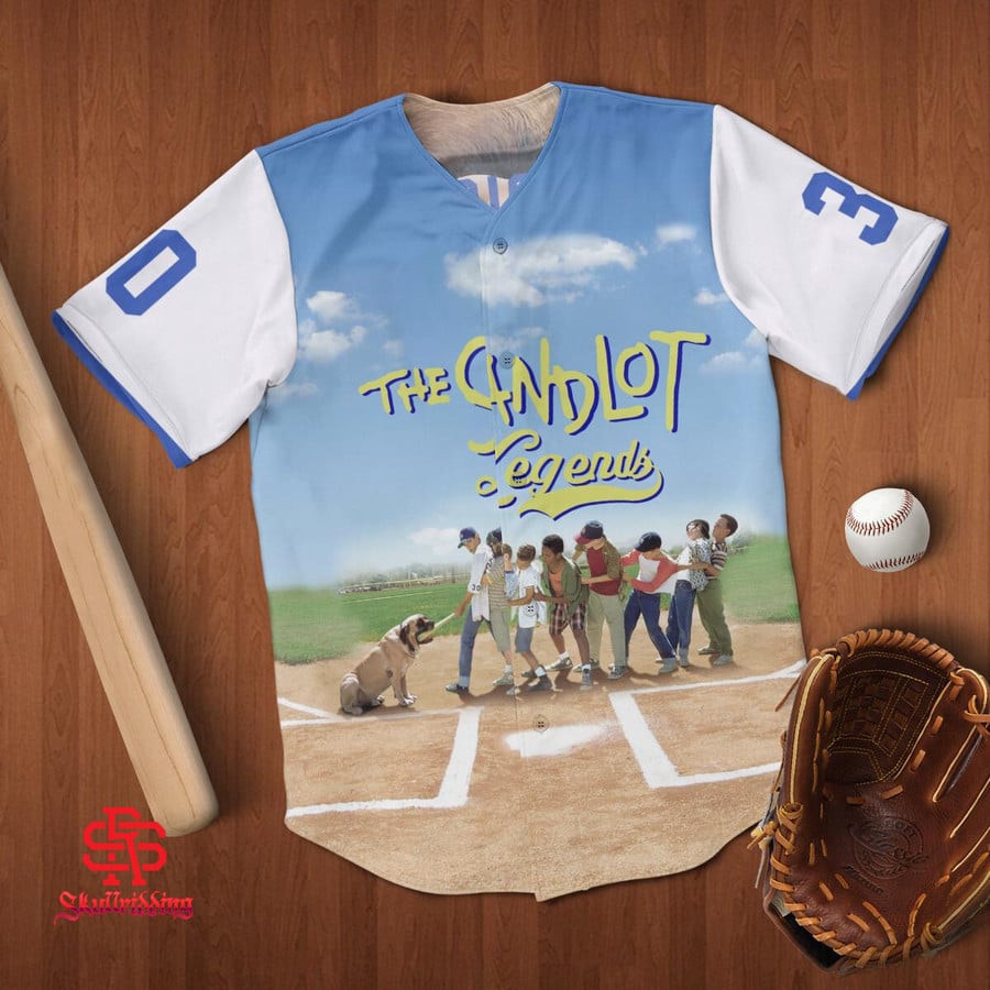 Benny The Jet Rodriguez The Sandlot Baseball Jersey size 3XL XXXL