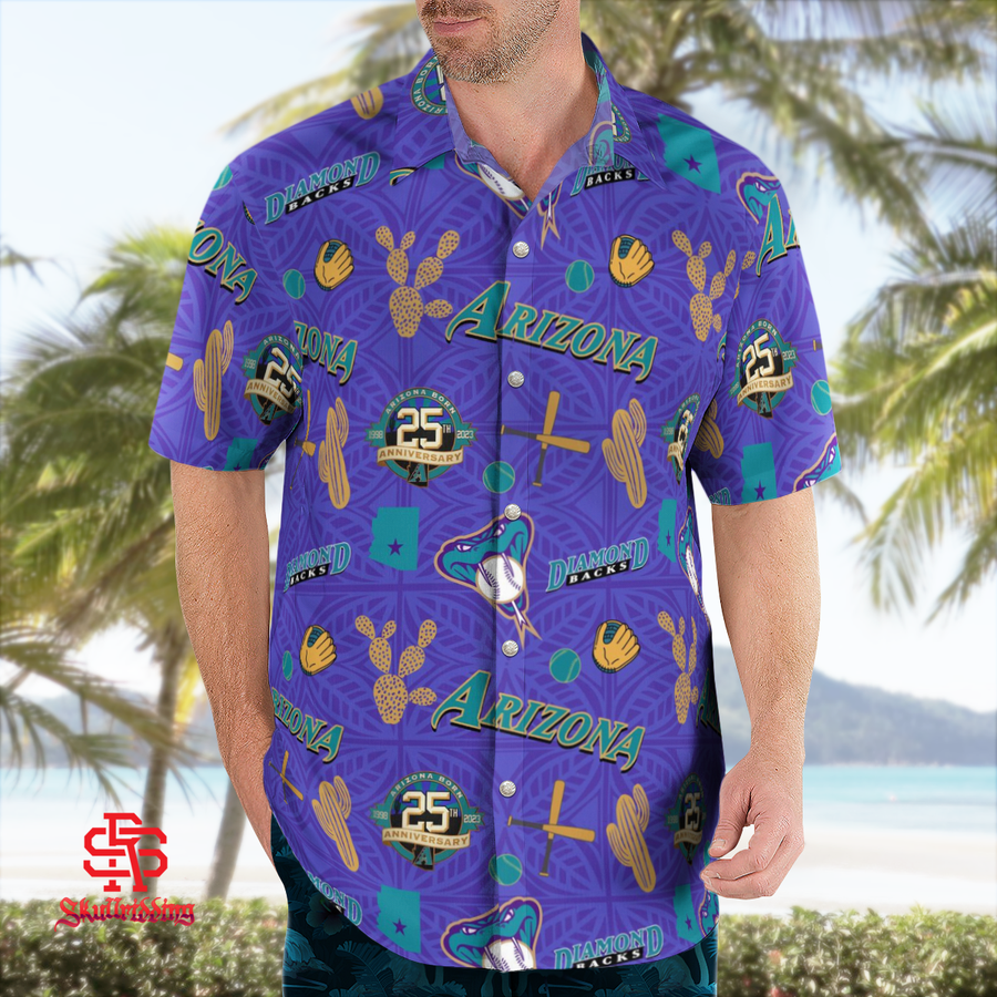 Arizona Diamondbacks Father's day Hawaiian shirt Maldives