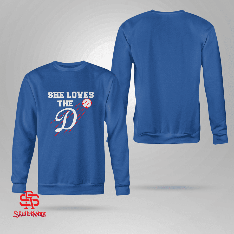 Baseball She Loves The D Los Angeles T-Shirt