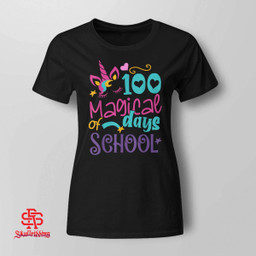 100th Day of School Unicorn 100 Magical Days Teacher Girls