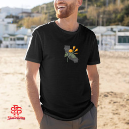 California State Flower Embroidered T-Shirt and Hoodie
