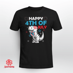  Happy 4th Of July T-Rex Patriotic Funny 