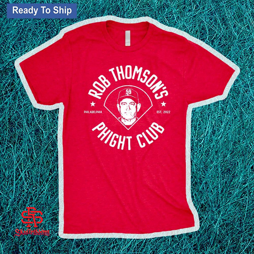 Rob Thomson’s Phight Club T-Shirt Philadelphia Phillies