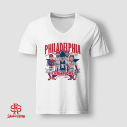 Philadelphia Phillies 2022 League Champions Caricature