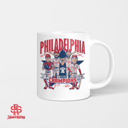 Philadelphia Phillies 2022 League Champions Caricature