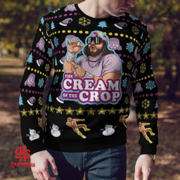  Macho Man Randy Savage The Cream of the Crop Ugly Christmas Sweater 
