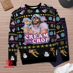  Macho Man Randy Savage The Cream of the Crop Ugly Christmas Sweater 