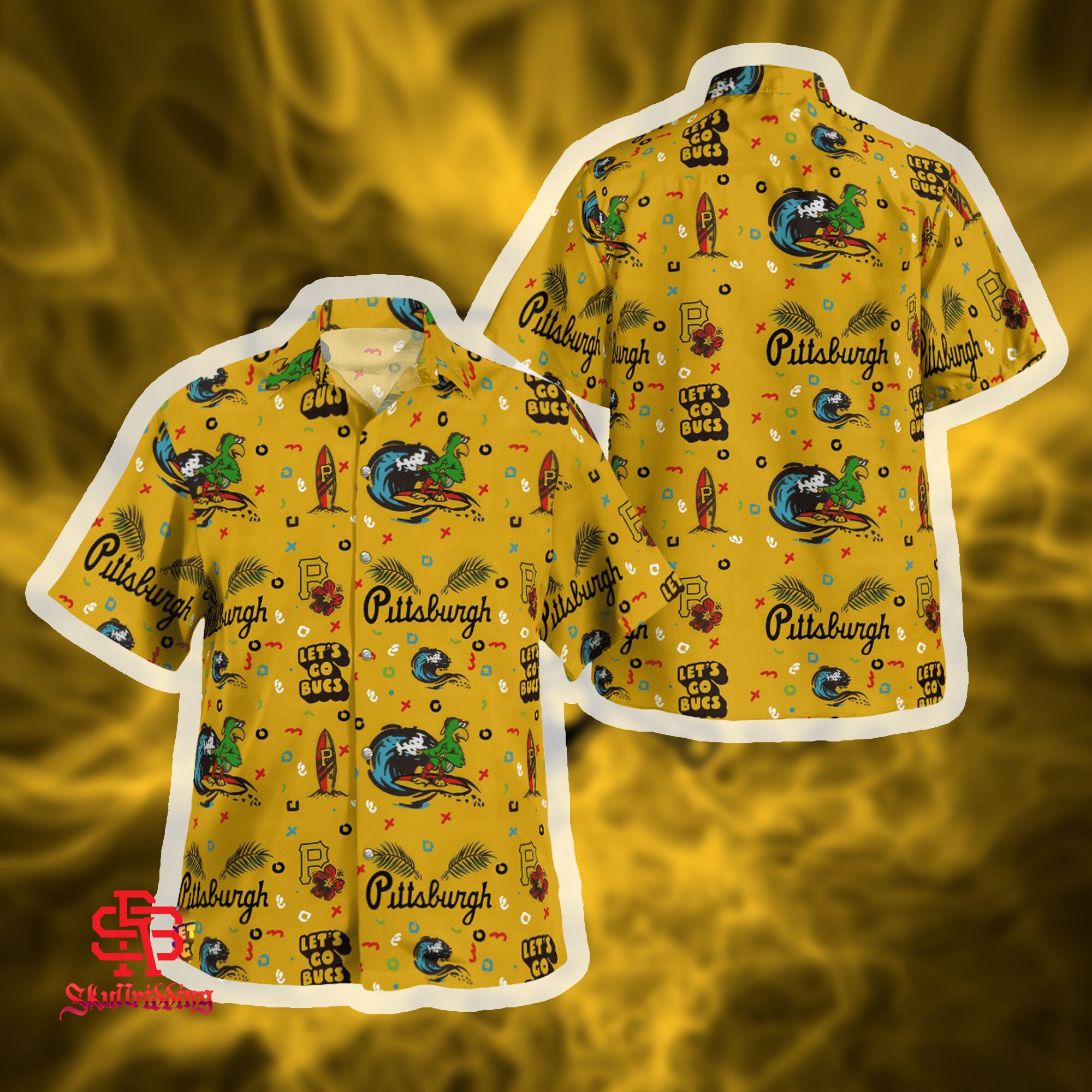 Bucco Luau Weekend Hawaiian Shirt Giveaway 2023 - Pittsburgh Pirates -  Skullridding