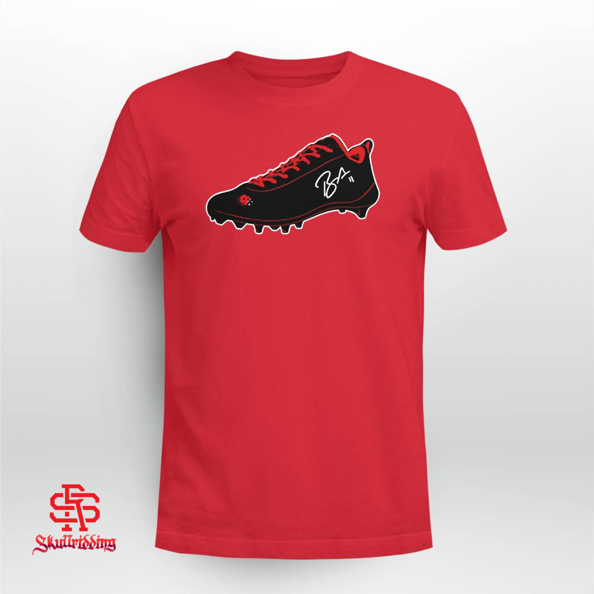 San Francisco 49ers Brandon Aiyuk Ladybug Shoe