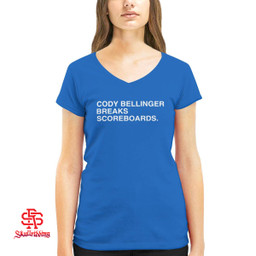 Chicago Cubs Cody Bellinger Breaks Scoreboards T-Shirt and Hoodie