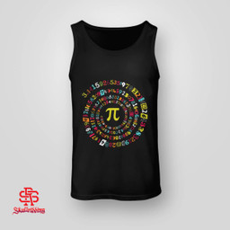 Funny Pi Day Shirt Spiral Pi Math Tee for Pi Day 3.14