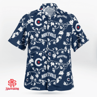 Chicago Cubs MLB American Flower Hawaiian Shirt - Growkoc