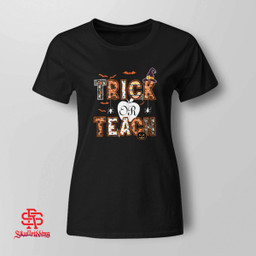 Trick Or Teach Retro Halloween Teacher Women Men Costume