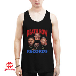 LA Clippers - Russell Westbrook - James Harden - Paul George - Kawhi Leonard - Death Row Records T-Shirt and Hoodie