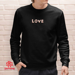 Love Embroidered T-Shirt and Hoodie