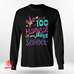 100th Day of School Unicorn 100 Magical Days Teacher Girls