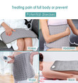 MIGHTY BLISS Large Electric Heating Pad For Back Pain