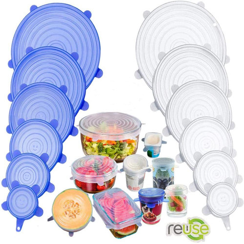 Stretch And Seal Silicone Lids/platinum silicone containers