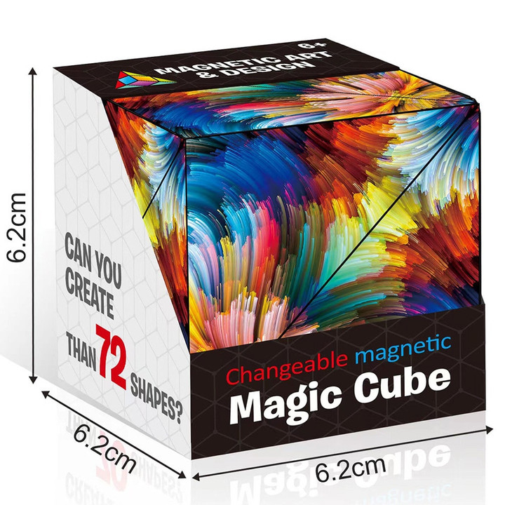 2022 GAN Magnetic Skew Cube 6x6 Speed Cube GAN Skewb M Magic Cube Gans Magnet Puzzle Cubo Magico Student Thinking Toy