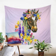 Galloping Wild Horse Wall Hanging Tapestry Dreamcatcher Sheets 3D Animal Wall Blanket Butterfly 150X200 Home Decor