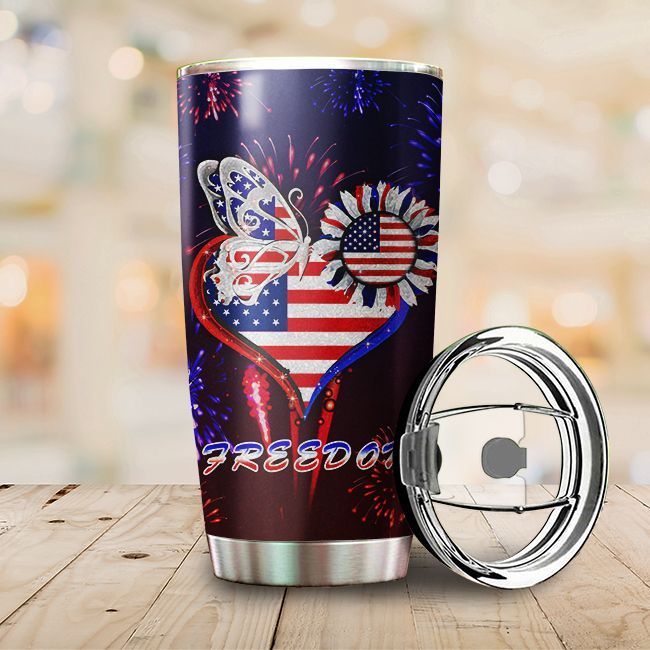 LIMITED EDITION – HIPPIE- HAPPY INDEPENDENCE DAY TUMBLER 7410A