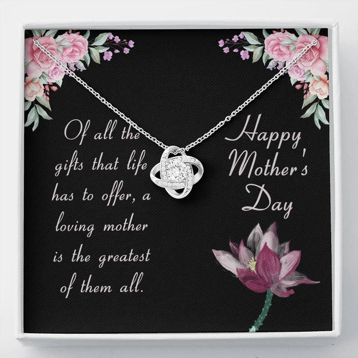 To An Amazing Mother Love Knot Necklace