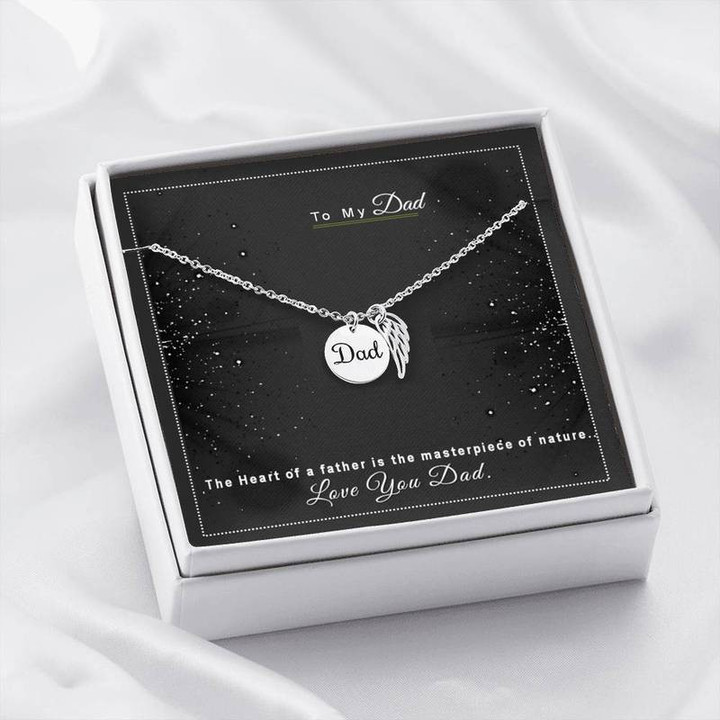 Keep Dad close to your heart with this loving Remembrance Necklace.